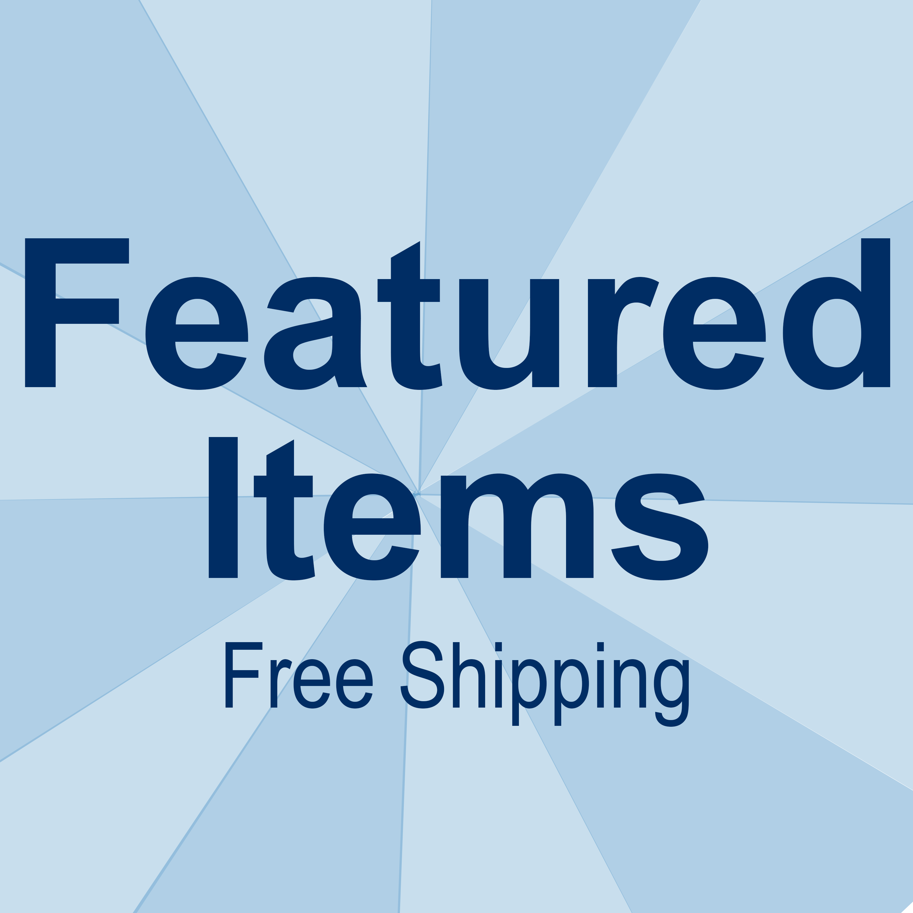 Featured Items-REDUCED HANDLING